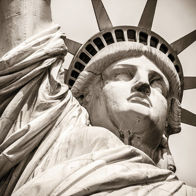 

Customize Any Size Statue Of Liberty City Landscape Living Room Large Murals 3D Personality Theme Hotel KTV 3D Photo Wallpaper