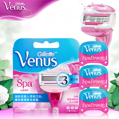 

Gillette VENUS Breeze бритья Лезвия для бритв для женщин розовые эпилятор