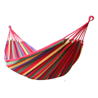 

Waterman Whotman outdoor hammock thickening widened leisure canvas swing camping indoor adult double hammock 200x160cm self-driving equipment WC2390