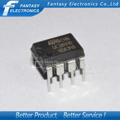 

50PCS UC3844B DIP8 UC3844BN UC3844 DIP new and original IC free shipping