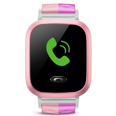 

Little genius phone watch Y01S light pink children&39s smart watch 360 degree security protection positioning mobile phone children&39s phone watch children&39s mobile phone girl