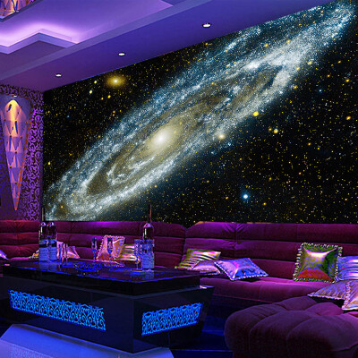 

Custom Any Size 3D Wall Mural Wallpaper Galaxy Starry Nebula Ceiling Murals Living Room Sofa Bedroom Backdrop Wallpaper Painting