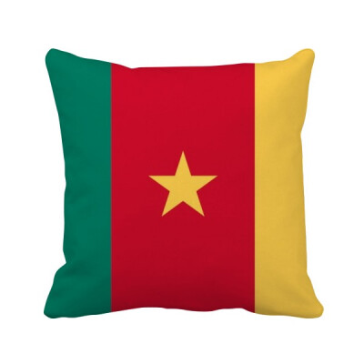 

Cameroon National Flag Africa Country Square Throw Pillow Insert Cushion Cover Home Sofa Decor Gift