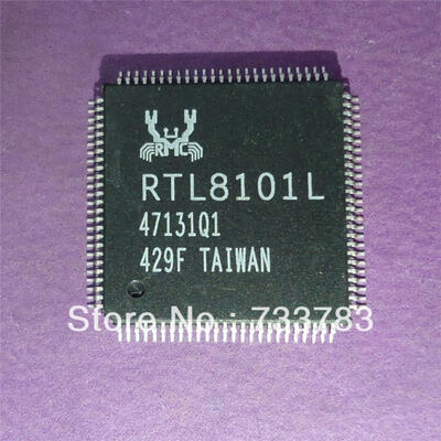 

5pcslot RTL8101L REALTEK SINGLE CHIP FAST ETHERNET CONTROLLER AND MC97 CONTROLLER WITH POWER MANAGEMENT
