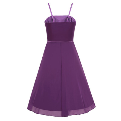 

CAZDZY A-Line Spaghetti Straps Beading Draped Knee-Length Cocktail Dress