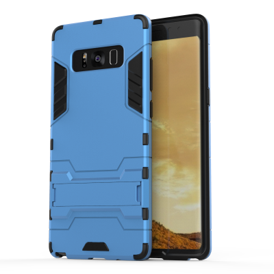 

Shockproof Ultra-thin Armor Plastic TPU Back Case Cover with Stand Holder Phone Case for Samsung Galaxy Note 8