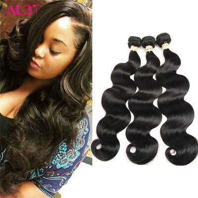 

Alot Brazilian Body Wave Hair 3 bundles hair Extensions 100% Human Hair Weave