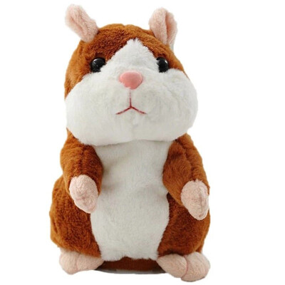 

Adorable Interesting Speak Talking Record Hamster Mouse Plush Kids Toys --15cm