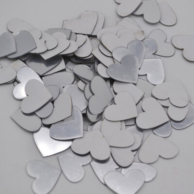 

100pcslot 2CM 3D DIY Acrylic Heart Shape Mirror Wall Sticker