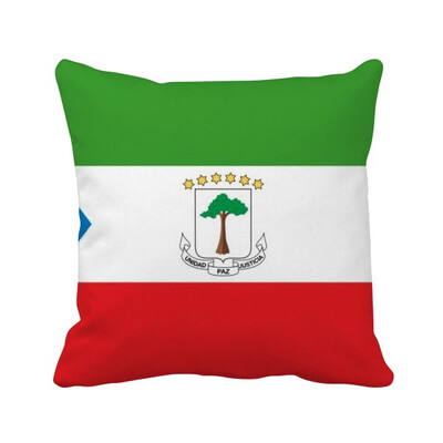 

Equatorial Guinea National Flag Africa Country Square Throw Pillow Insert Cushion Cover Home Sofa Decor Gift