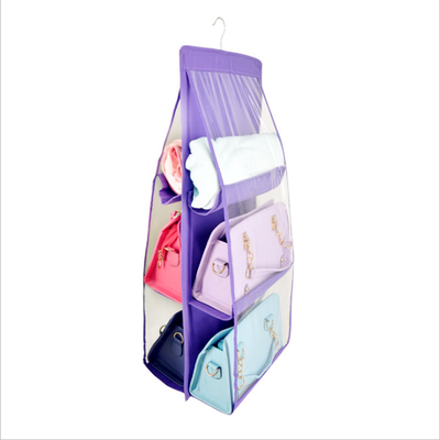 

2pcs Fabric Foldable Underwear Storage Bag Double-sided Bag Non-woven Storage Bag Hanging Storage Storage Bag