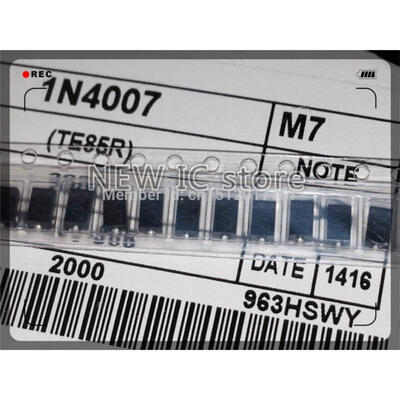 

Free shipping 500pcslot 1N4007 SMD diodes SMD IN4007 1000V 1A M7 SMA DO-214AC SMD