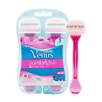 

Gillevinas Women's Dedicated Light Hair Removal Knife 2 Packs (капающие ножи для ног) Удаление эпиляционных головок не может быть удалено)