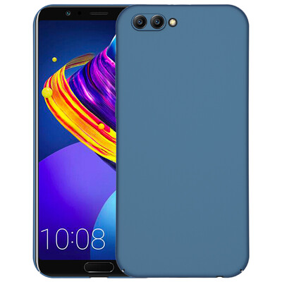 

send steel film buckle YOMO Huawei glory V10 mobile phone shell phone case skin feel full protection hard shell dark blue