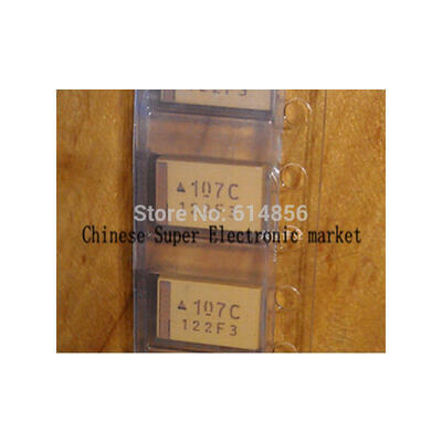 

10PCS Chip Tantalum Capacitor C size 6032 SMD C 16V 100UF C 107C