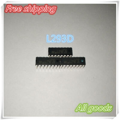 

10PCS L293D L293 293 DIP-16 Stepper Driver Chip IC 100% New Free Shipping