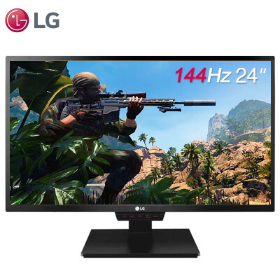 

LG 24GM77 обновленная версия 24 дюйма 1 мс ответ 144Hz частота обновления FreeSync технология синхронизации игра e-sport chicken display (24GM79G-B)