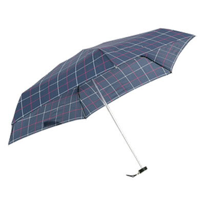 

Netease selects ultra-light cloth five fold umbrella blue grid