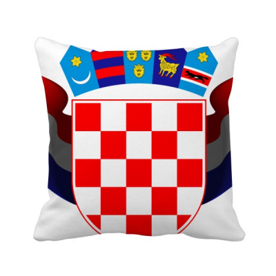 

Croatia National Emblem Country Symbol Square Throw Pillow Insert Cushion Cover Home Sofa Decor Gift