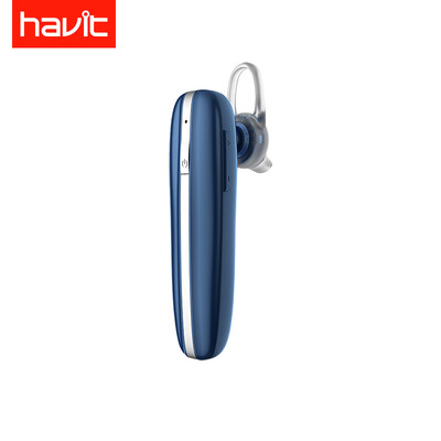 

Havit Bluetooth Headset Upgrade Level 7 Waterproof Dual Noise Reduction HD Call with Pair Headset Wireless Bluetooth Sports Business Ухо держатель для наушников Pearl White