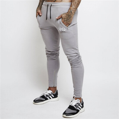 

Muscle Fitness brothers fall winter leisure Slim outdoor mens trousers running breathable