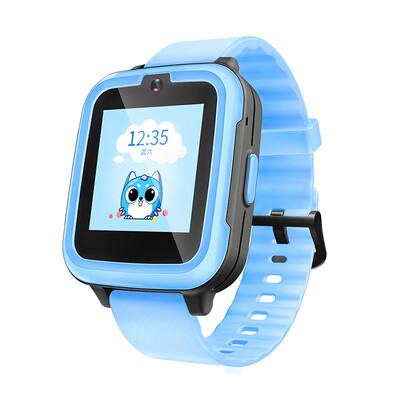 

Sogou candy cat teemo children&39s smart phone watch Joy 4G speed version of the blue high-definition call pictures GPS positioning anti-lost waterproof student phone boy