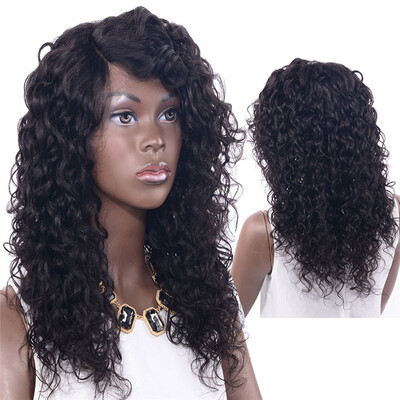 

Sexy Lady Curly Wigs 100% бразильские человеческие волосы Virgin для афроамериканцев с кружевами передних волос для волос (168 г,