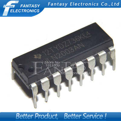 

20PCS ULN2003AN DIP16 ULN2003A ULN2003 DIP new and original IC free shipping