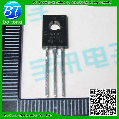 

Triode Transistor B772 2SB772 3A40V PNP Power Triode PairMatch with D882 100PCSLot