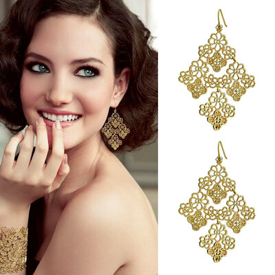 

Bohemian Hollow Women Personality Earrings