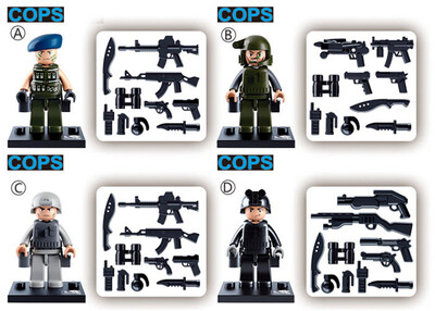 

Sluban WWII Army Minifigures 1PCs Random Model Orange