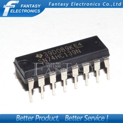 

10PCS SN74HC139N DIP16 SN74HC139 DIP 74HC139N 74HC139 new and original IC free shipping