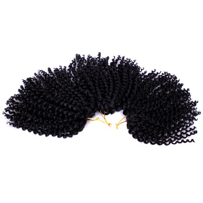 

Marleybob Kinky Curl Crochet Braids 3pcs/pack Synthetic Wigs Ombre Afro Kinky Twist Crochet Hair Braiding Low Temperature Fiber
