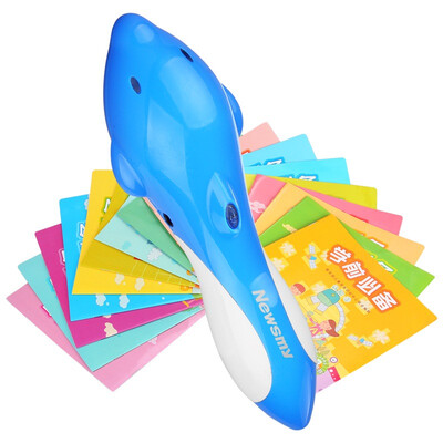 

Newman (Newsmy) 11A point reading pen bilingual early learning machine learning point of time children's baby baby puzzle gift 0-3-4-6 year old child initiation suit