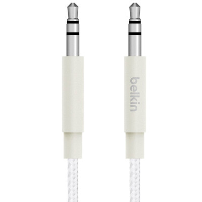 

Belkin BELKIN metal texture high-fidelity audio cable for cell phones tablet pearl white 12 meters