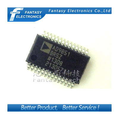 

2PCS AD9851BRSZ SSOP28 AD9851 SSOP AD9851B CMOS 180 MHz DDS/DAC Synthesizer SMD new and original free shipping