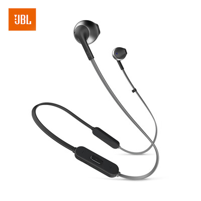 

JBL TUNE205BT Wireless Bluetooth Headset Sports Headphones T205BT Half Ear Music Headphones With Mai Phones Talk Cold talk Silver