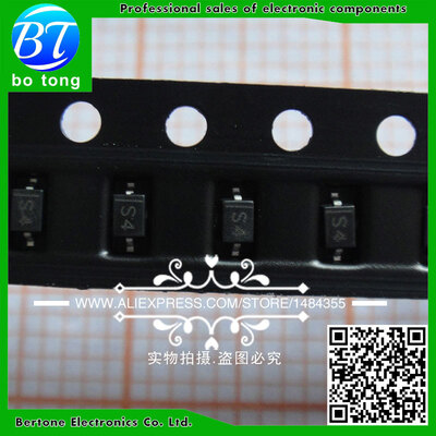 

200pcs 0805 1N5819 S4 SOD323 B5819WS Schottky diode