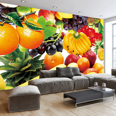 

Fresh Fruit Custom 3D Photo Wallpaper Murals Restaurant Living Room TV Background Wall Home Interior Decoration Art Design Mural