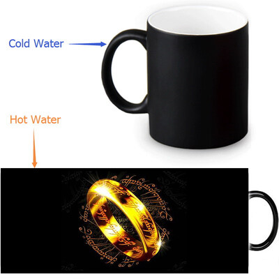 

The Lord of The Rings 350ml12oz Heat Reveal Mug Color Change Coffee Cup Sensitive Morphing Mugs Magic Mug Milk Tea Cups