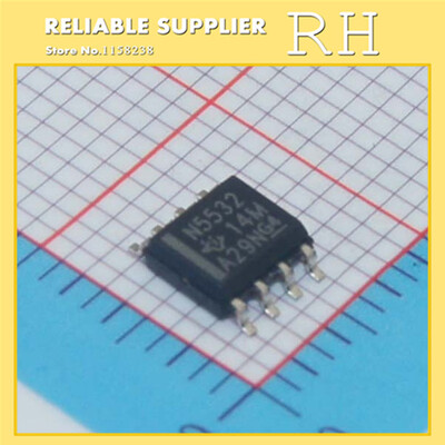

150pcs/lot N5532 NE5532 NE5532DR SOP-8 Low-noise high-performance dual operational amplifier