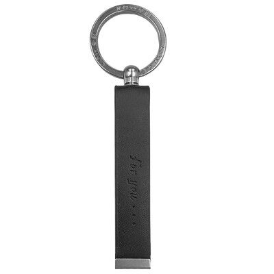 

Korea KOWELL thin folding nail clippers leather holster nail clippers BK-FC100 black