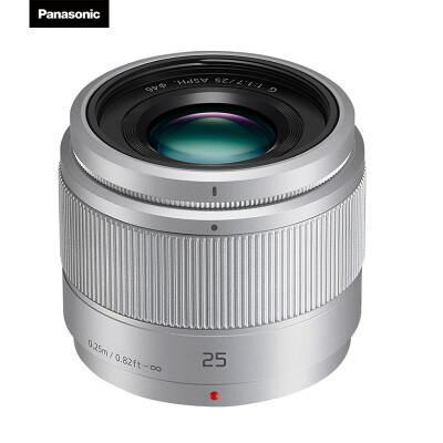 

Panasonic H-H025- 25mm F17 Standard Prime Lens Silver