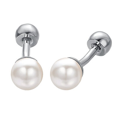 

Yoursfs Ivory Pearl Cufflinks For Men Yellow Cufflinks & Studs Set Shirt Cufflinks In a Gift Box