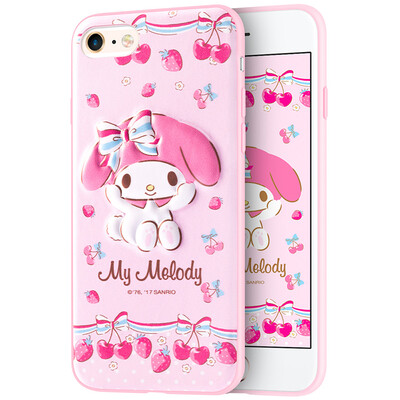 

Hello Kitty Apple iPhone6s / 6 Mobile Shell / Обложка Мультфильм Смазливая всплывающая трехмерная мягкая мелодия Мелодия