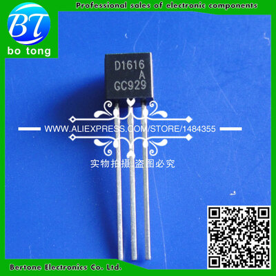 

100PCS 2SD1616 2SD1616A D1616 1616A TO-92