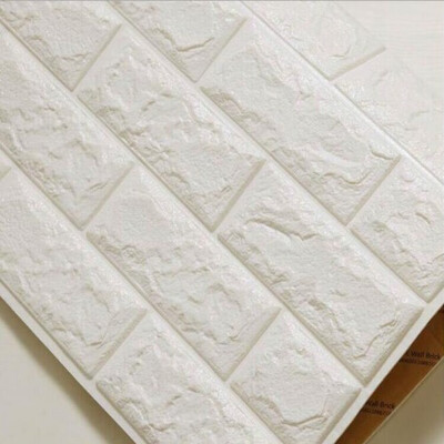 

Colomac PVC 3D embossed brick pattern wall paper modern self adhesive bedroom living room hotel dormitory waterproof wallpaper