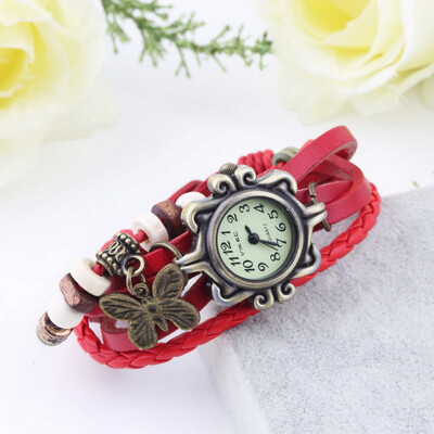 

Fashion Butterfly Bracelet Watch Quartz Movement Wrist Watch Girl Women