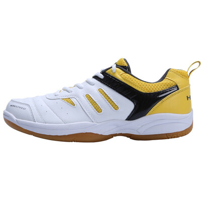 

HEAD Hyde men&women professional anti-skid wear-resistant torsion badminton shoes training series 1676 white yellow 44 yards