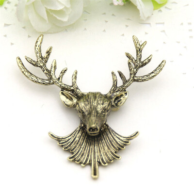 

Личность Олень Бакс Брошь Pin Античный золотой цвет Жесткие линии Animal Antlers Броши Броши Моделирование резьба Лесной знак